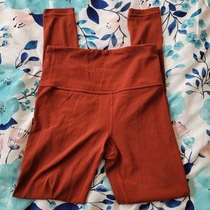 Athleta red ultra high rise elation tight leggings